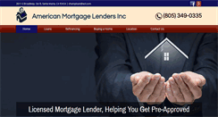 Desktop Screenshot of americanmortgagesantamaria.com